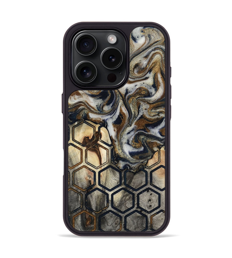 iPhone 16 Pro Wood Phone Case - Kortney (Pattern, 814852)