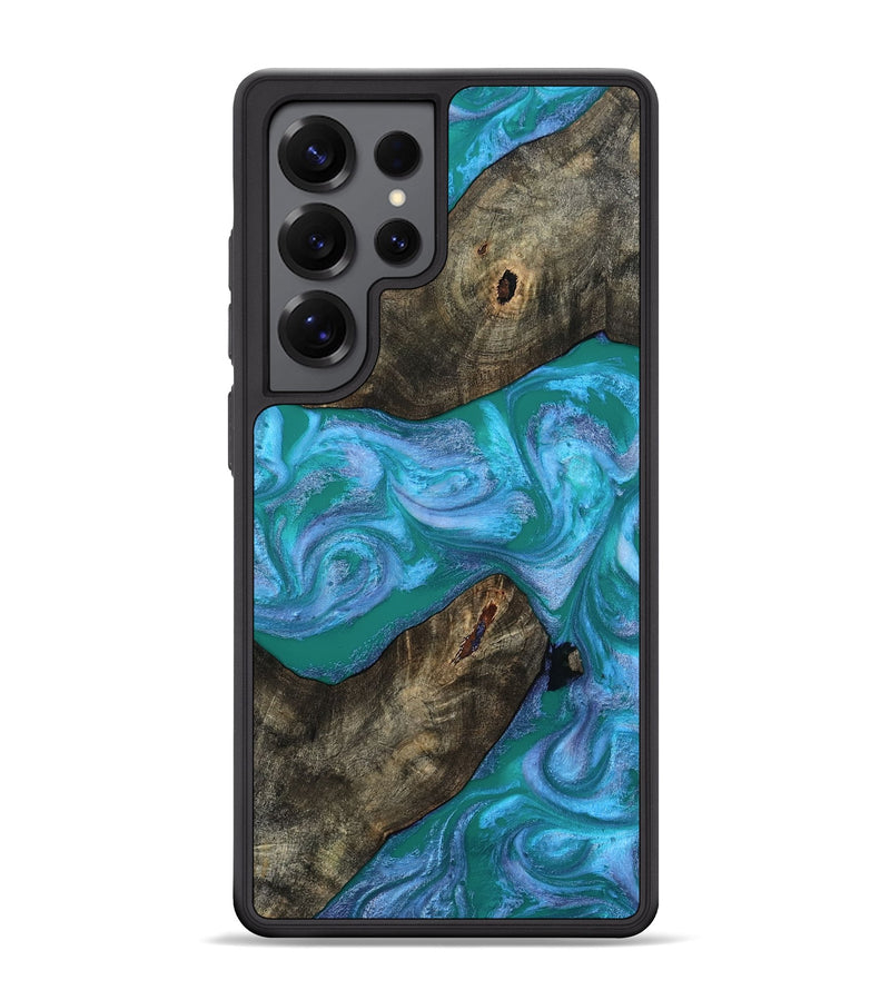 Galaxy S25 Ultra Wood Phone Case - Lavar (Blue, 814855)