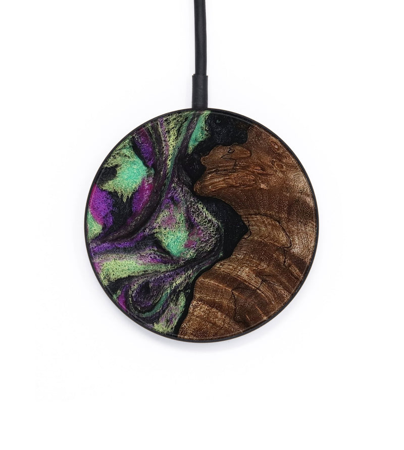 Circle Wood Wireless Charger - Keaton (Purple, 814862)