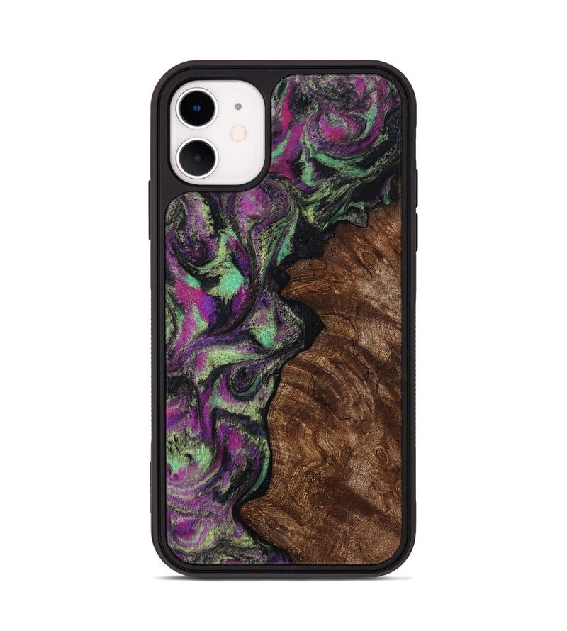 iPhone 11 Wood Phone Case - Keaton (Purple, 814862)