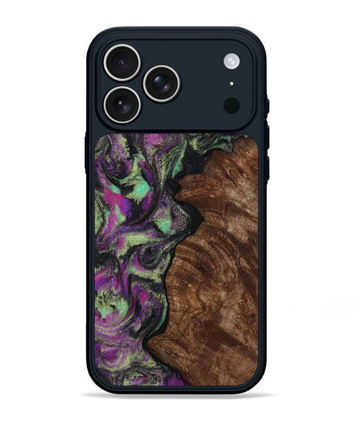 iPhone 17 Pro Max Wood Phone Case - Keaton (Purple, 814862)