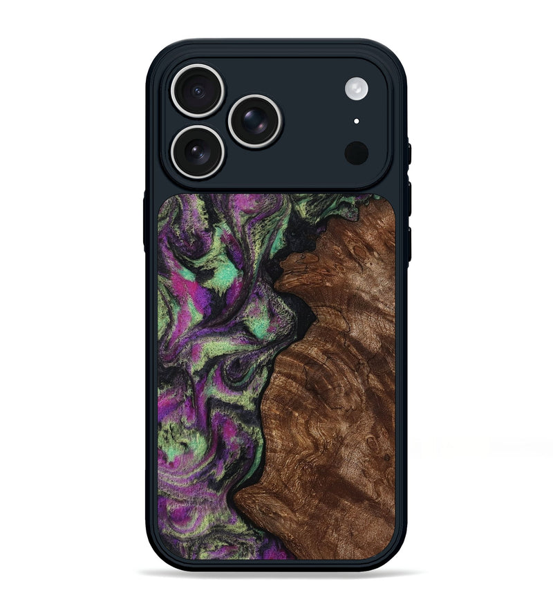 iPhone 17 Pro Max Wood Phone Case - Keaton (Purple, 814862)
