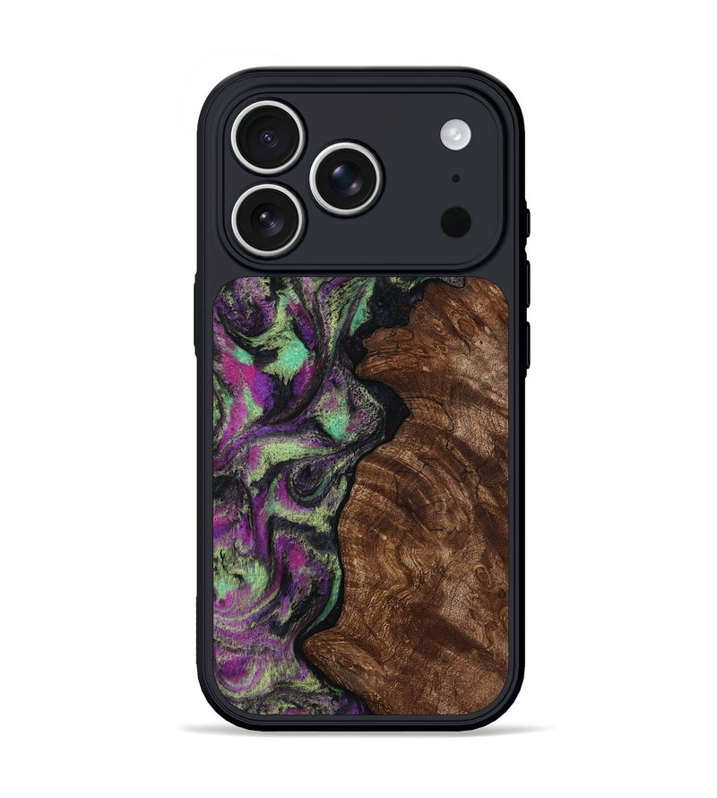 iPhone 17 Pro Wood Phone Case - Keaton (Purple, 814862)