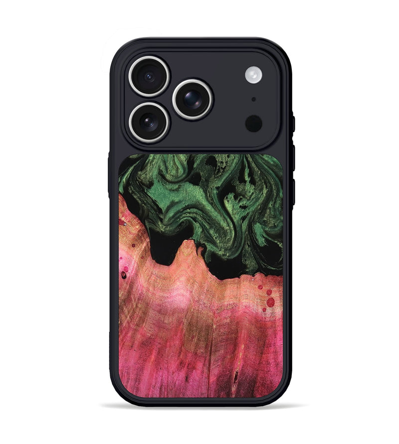 iPhone 17 Pro Wood Phone Case - Mario (Green, 814865)