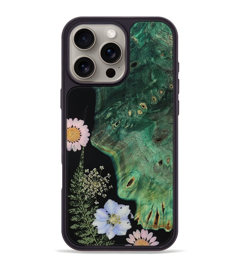 iPhone 16 Pro Max Wood Phone Case - Tessa (Bloom, 814910)
