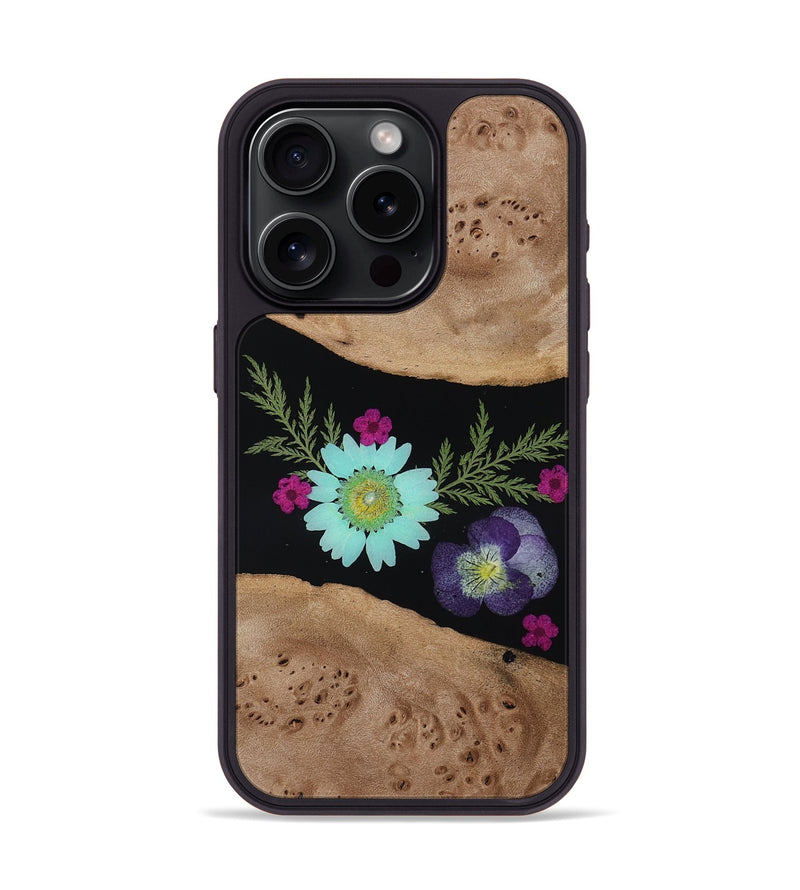 iPhone 15 Pro Wood Phone Case - Xiomara (Bloom, 814911)