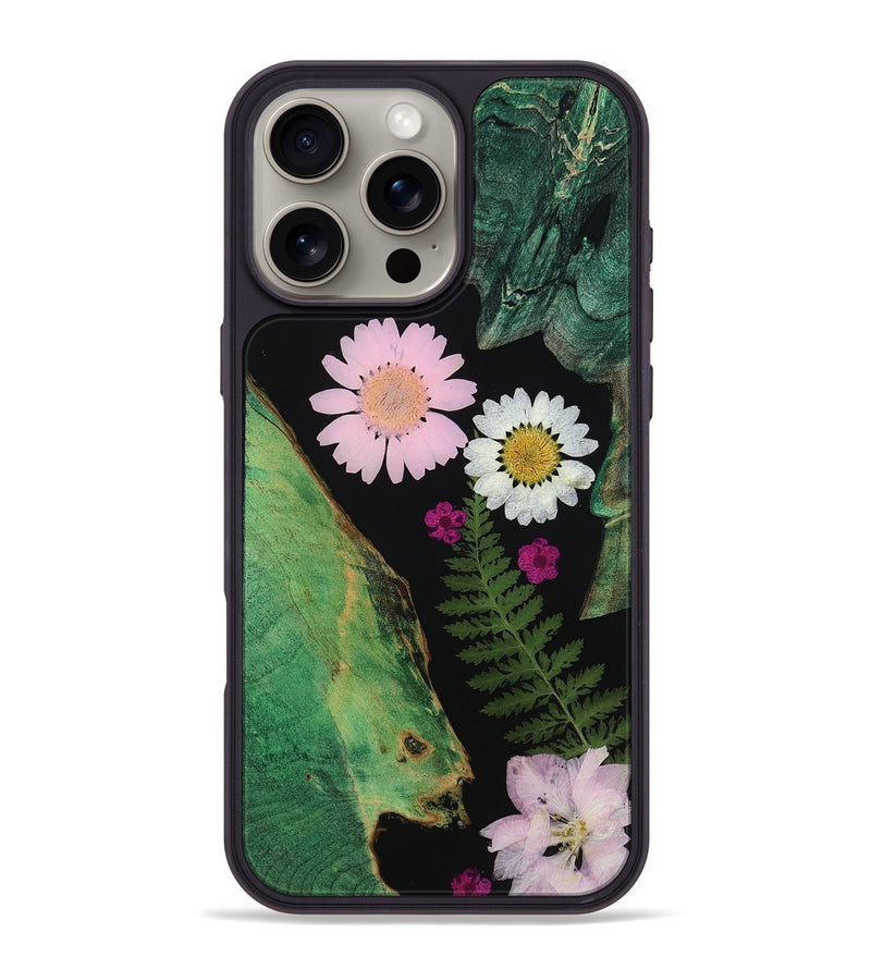 iPhone 16 Pro Max Wood Phone Case - Jamya (Bloom, 814938)