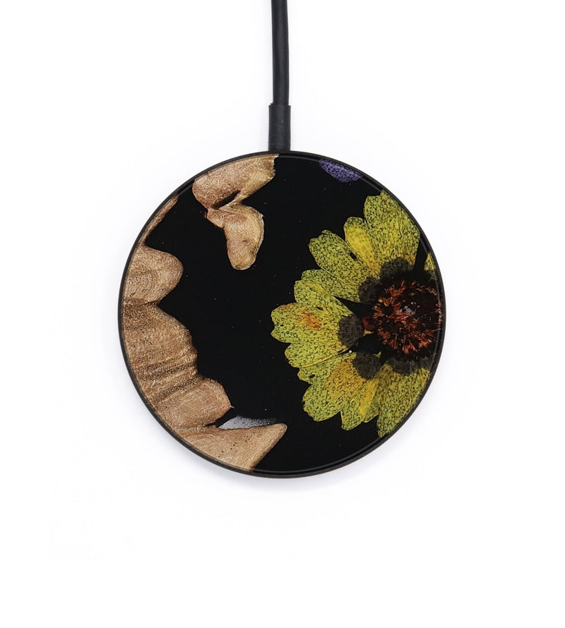 Circle Wood Wireless Charger - Devonta (Bloom, 814947)