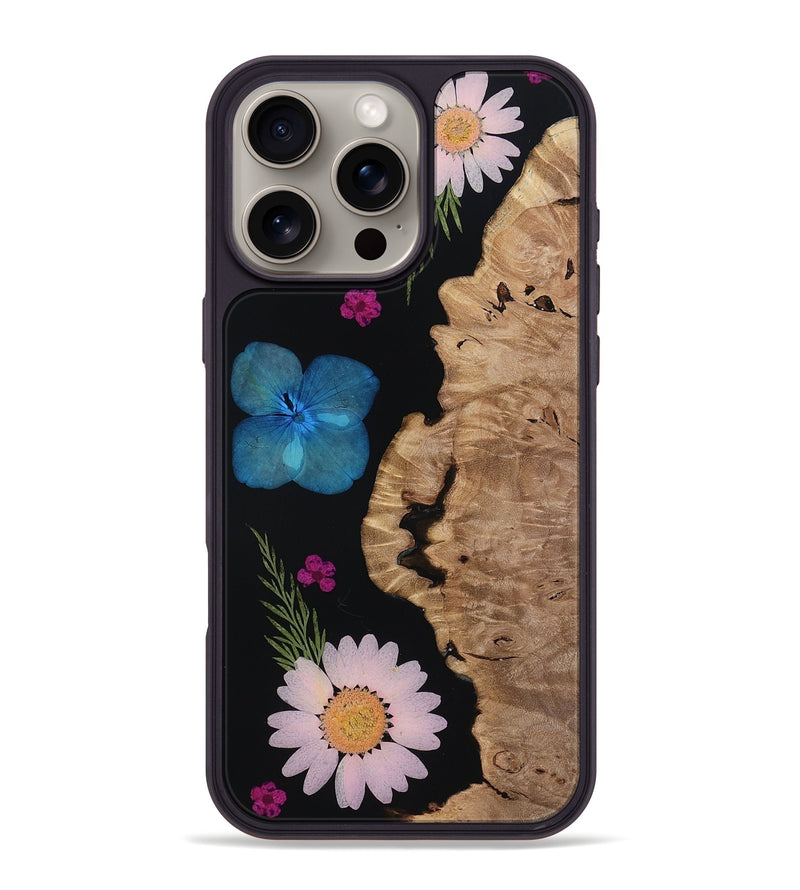 iPhone 16 Pro Max Wood Phone Case - Syreeta (Bloom, 814948)