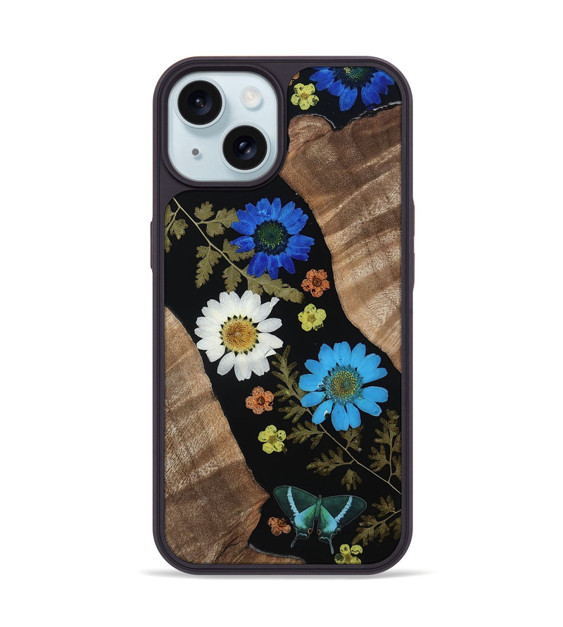 iPhone 15 Wood Phone Case - Dale (Bloom, 814982)