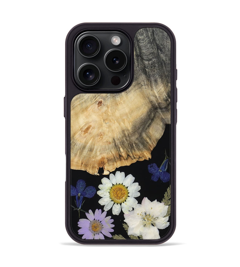 iPhone 16 Pro Wood Phone Case - Kaia (Bloom, 814983)