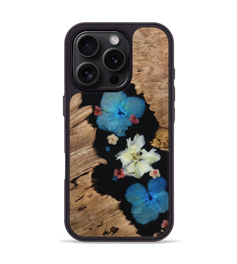iPhone 16 Pro Wood Phone Case - Ivy (Bloom, 814998)