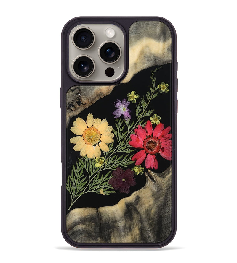 iPhone 16 Pro Max Wood Phone Case - Etha (Bloom, 815001)