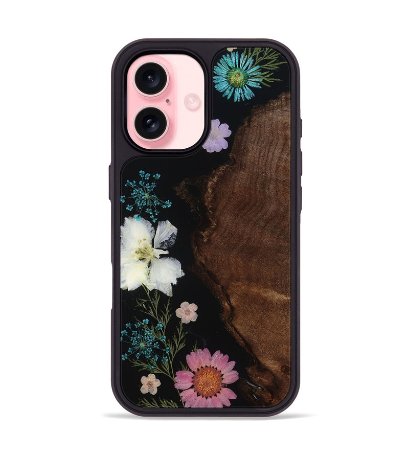 iPhone 16 Wood Phone Case - Odis (Bloom, 815005)