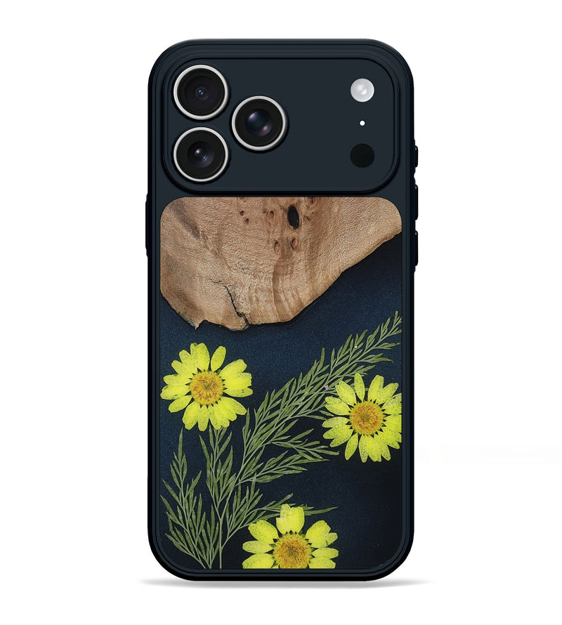 iPhone 17 Pro Max Wood Phone Case - Aracely (Bloom, 815006)