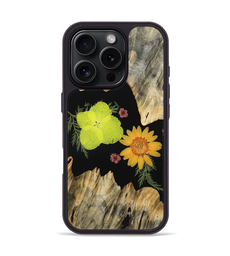 iPhone 16 Pro Wood Phone Case - Micheal (Bloom, 815020)