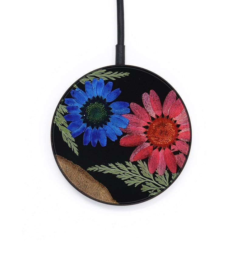 Circle Wood Wireless Charger - Carley (Bloom, 815029)