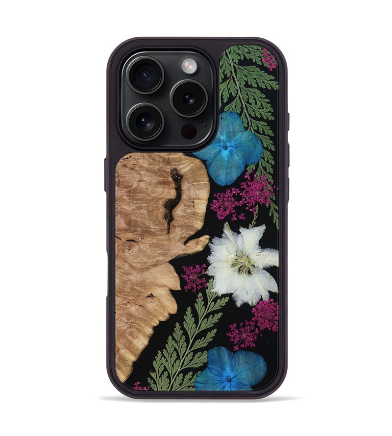 iPhone 16 Pro Wood Phone Case - Booker (Bloom, 815032)