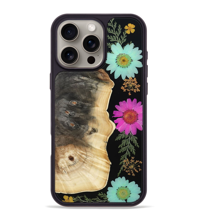 iPhone 16 Pro Max Wood Phone Case - Donte (Bloom, 815048)