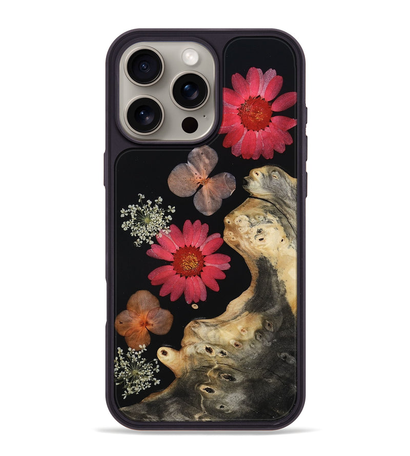 iPhone 16 Pro Max Wood Phone Case - Rosalee (Bloom, 815082)