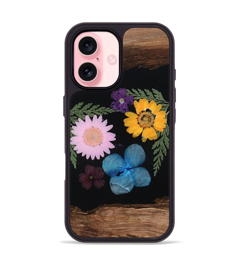 iPhone 16 Wood Phone Case - Oran (Bloom, 815106)