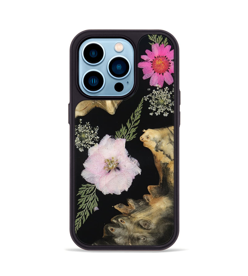 iPhone 14 Pro Wood Phone Case - Bodhi (Bloom, 815125)