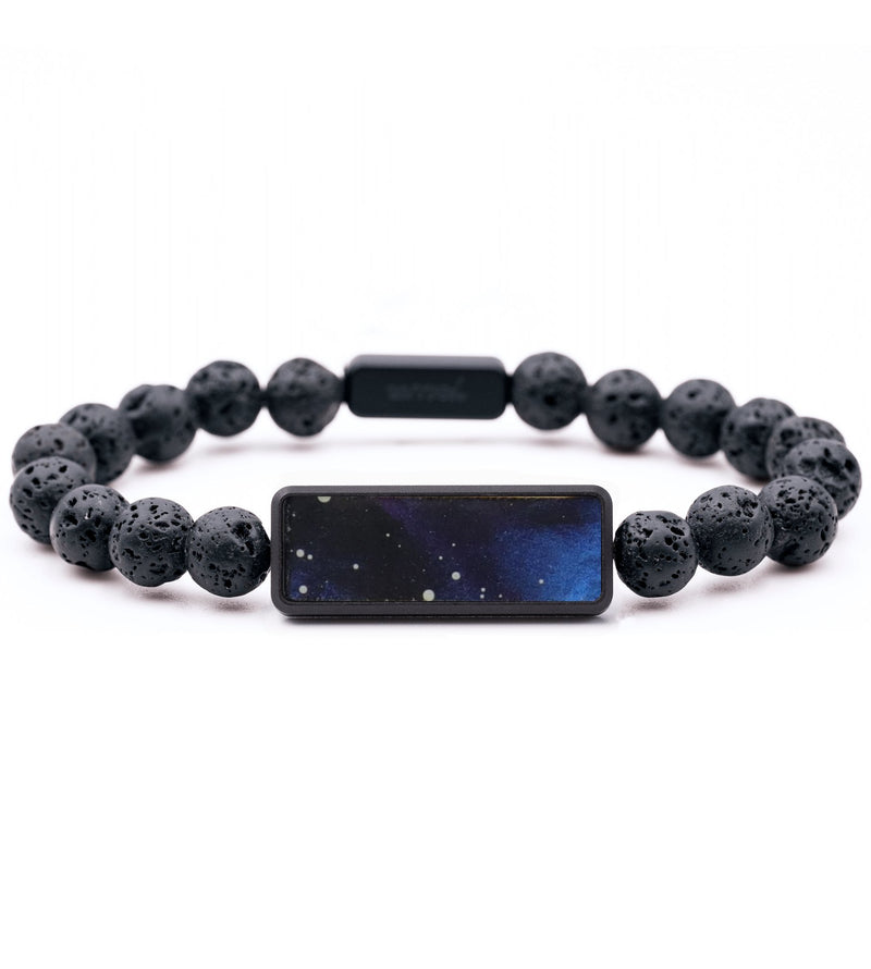 Lava Bead Wood Bracelet - Ellen (Cosmos, 815136)