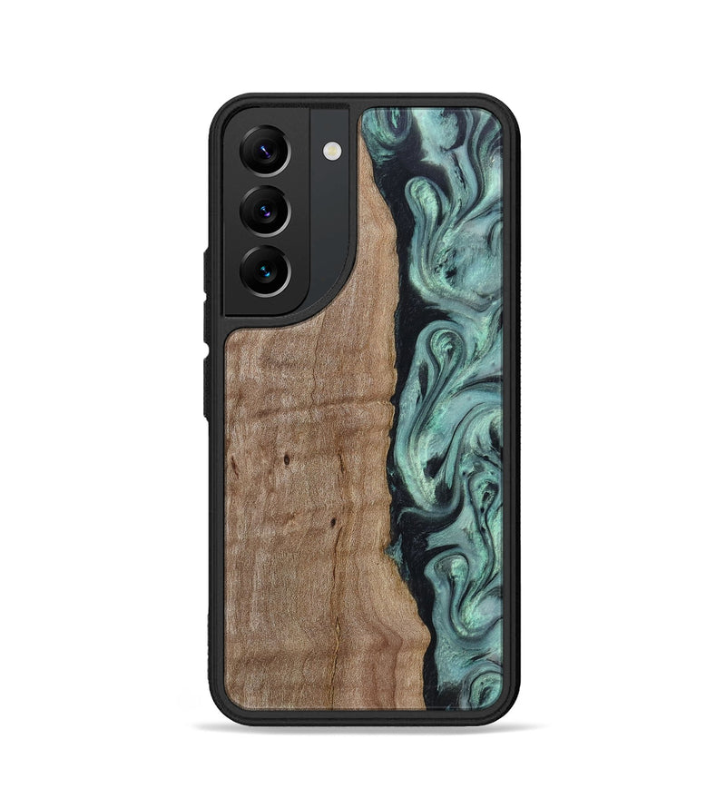 Galaxy S22 Wood Phone Case - Julio (Green, 815206)