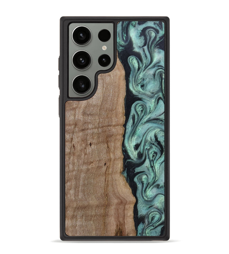 Galaxy S23 Ultra Wood Phone Case - Julio (Green, 815206)