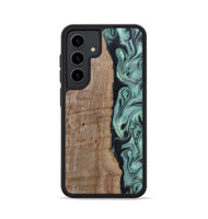 Galaxy S24 Wood Phone Case - Julio (Green, 815206)