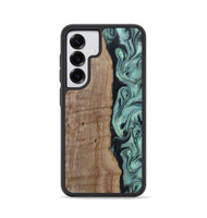 Galaxy S25 Wood Phone Case - Julio (Green, 815206)