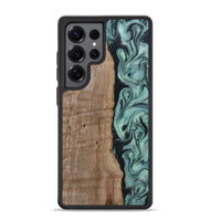 Galaxy S25 Ultra Wood Phone Case - Julio (Green, 815206)