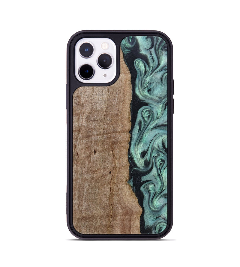 iPhone 11 Pro Wood Phone Case - Julio (Green, 815206)
