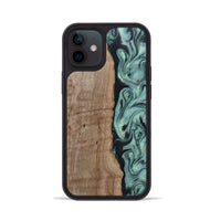 iPhone 12 Wood Phone Case - Julio (Green, 815206)
