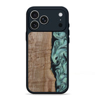 iPhone 17 Pro Max Wood Phone Case - Julio (Green, 815206)