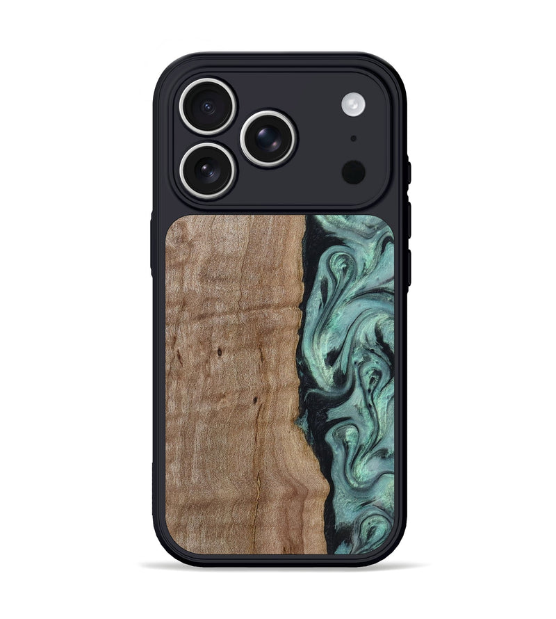 iPhone 17 Pro Wood Phone Case - Julio (Green, 815206)