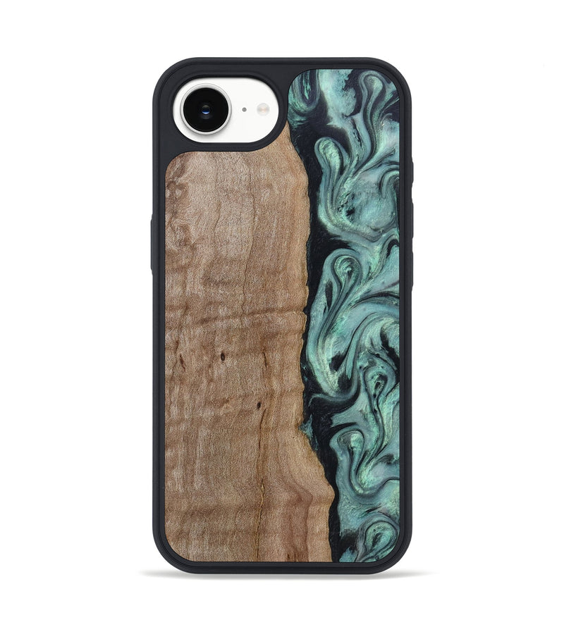 iPhone 17e Wood Phone Case - Julio (Green, 815206)
