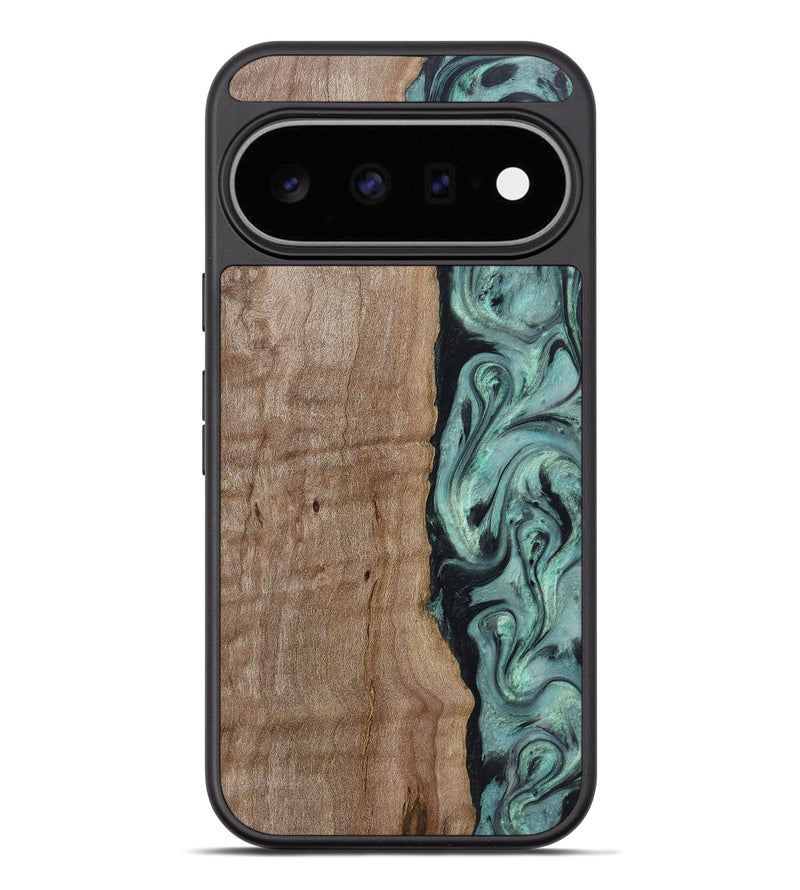 Pixel 11 Pro XL Wood Phone Case - Julio (Green, 815206)