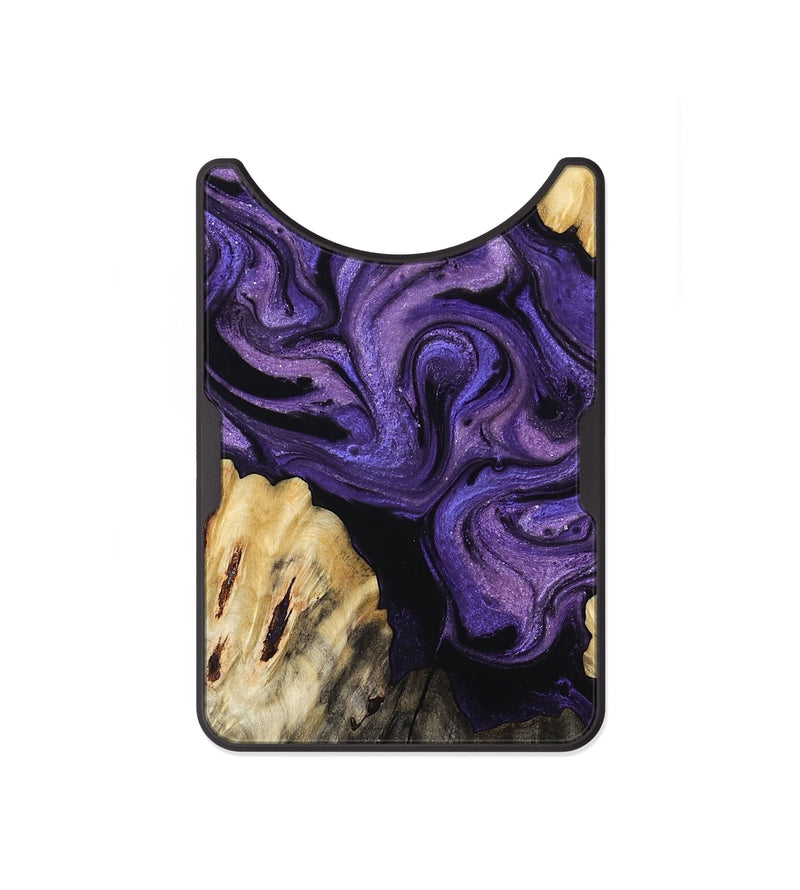 Alloy Wood Wallet - Reese (Purple, 815213)