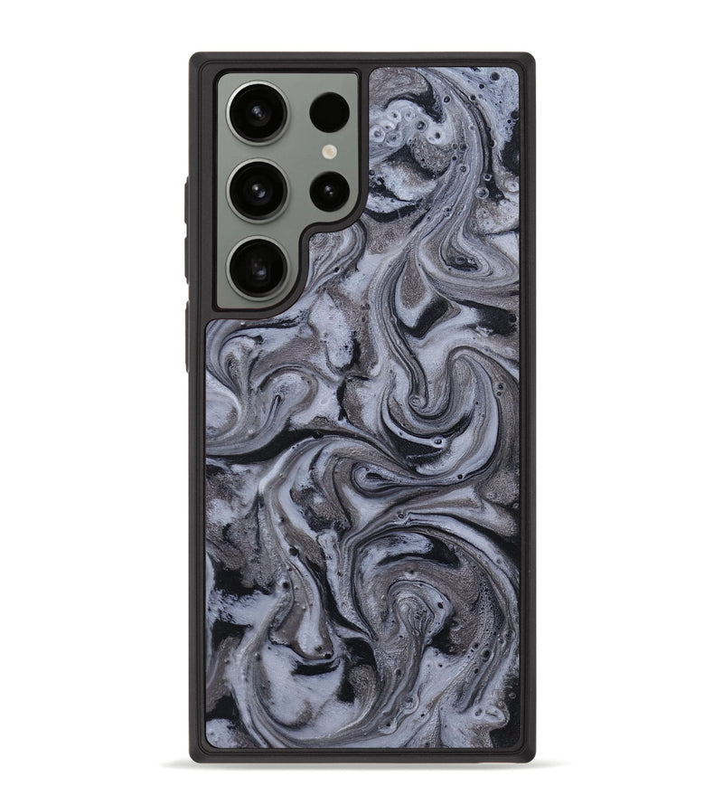 Galaxy S23 Ultra ResinArt Phone Case - Kittie (Black & White, 815217)