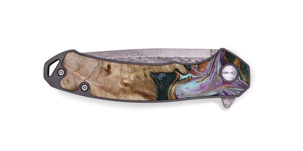 EDC Wood Pocket Knife - Britney (Green, 815222)