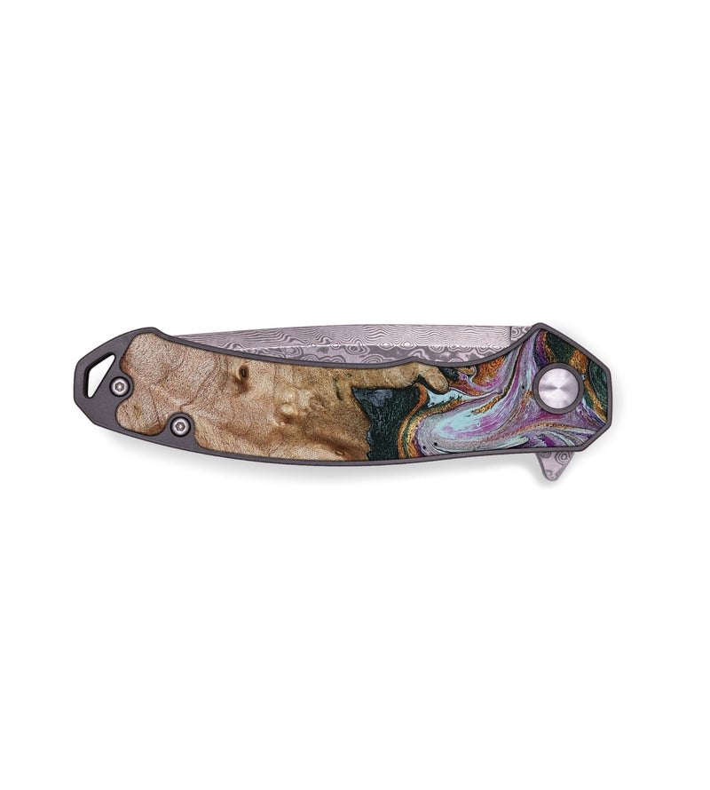 EDC Wood Pocket Knife - Britney (Green, 815222)