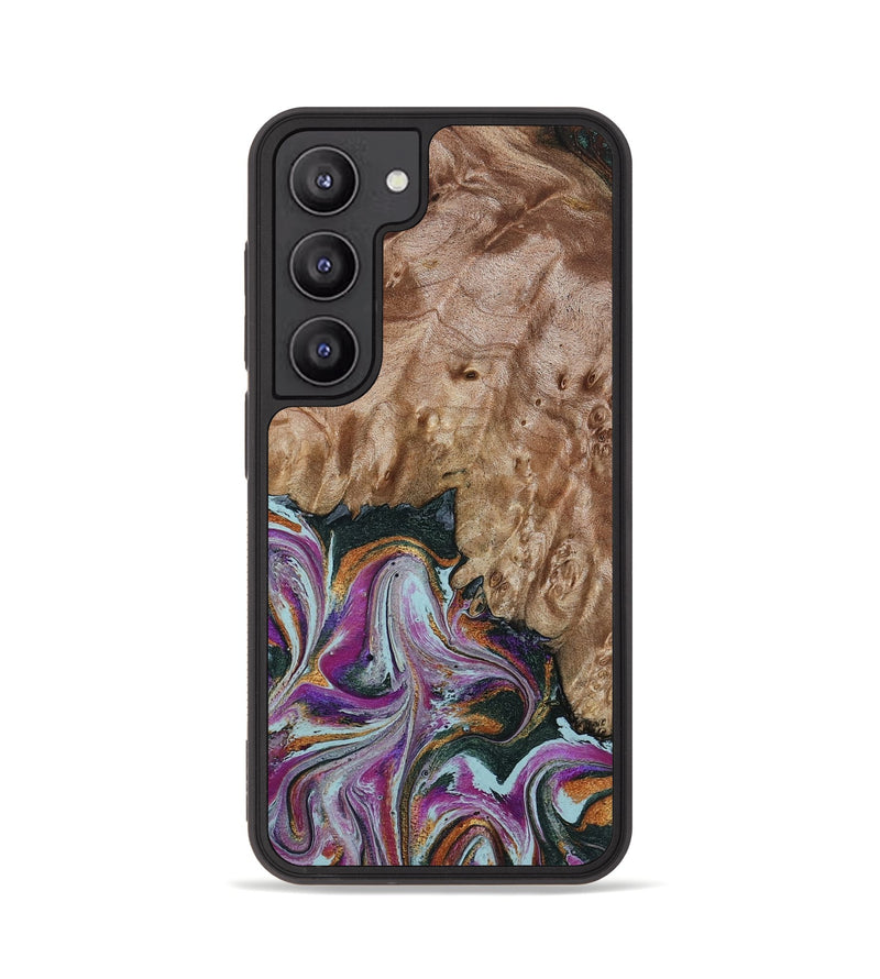 Galaxy S23 Wood Phone Case - Britney (Green, 815222)