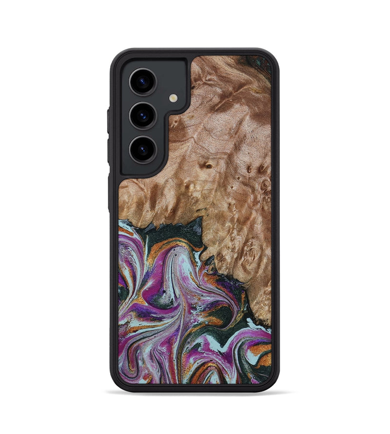 Galaxy S24 Wood Phone Case - Britney (Green, 815222)