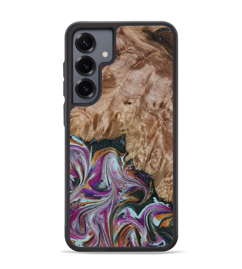 Galaxy S25 Plus Wood Phone Case - Britney (Green, 815222)