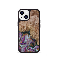 iPhone 13 mini Wood Phone Case - Britney (Green, 815222)