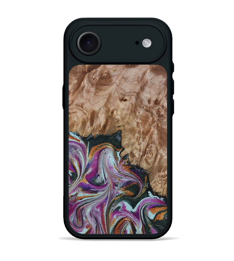 iPhone 17 Air Wood Phone Case - Britney (Green, 815222)
