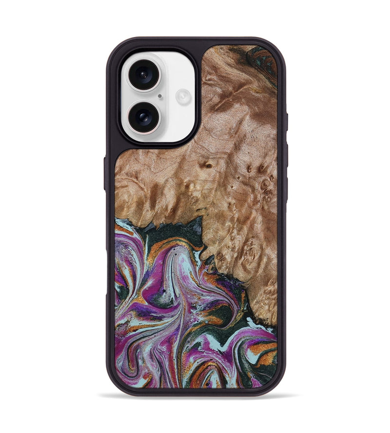 iPhone 17 Wood Phone Case - Britney (Green, 815222)