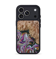 iPhone 17 Pro Wood Phone Case - Britney (Green, 815222)