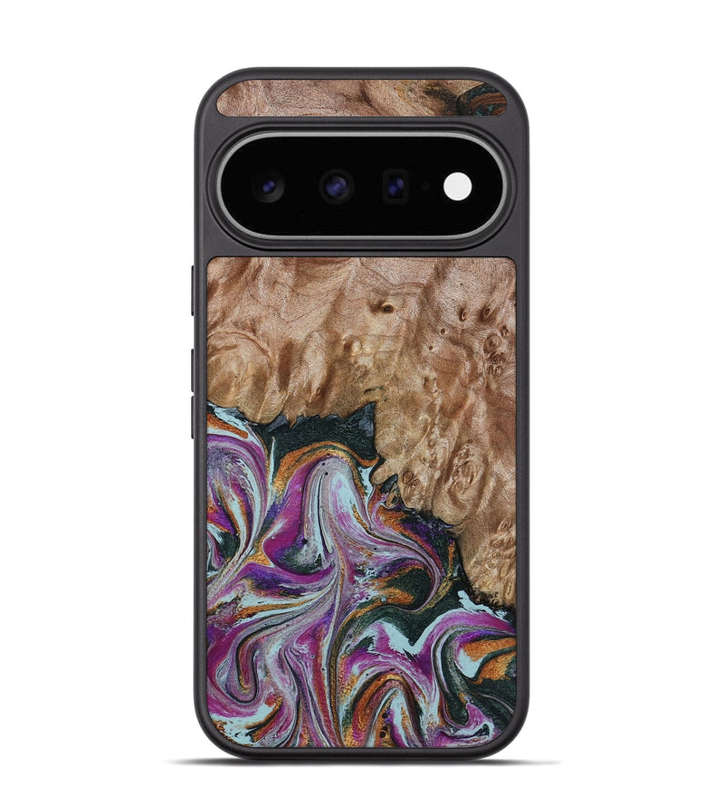 Pixel 11 Wood Phone Case - Britney (Green, 815222)